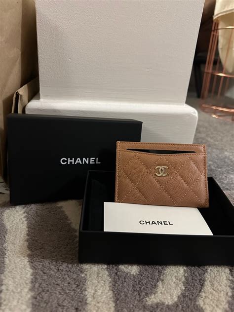 chanel classic card holder review|Chanel classic card holder calfskin.